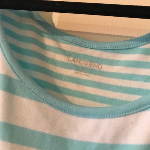 NWOT Lands End Supima Cotton Summer Stripe… - Picture 2 of 4